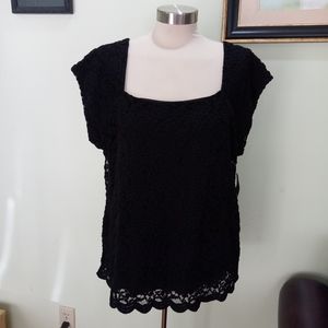Coldwater Creek lace top..xl